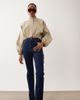 ASOS Tall ASOS DESIGN Tall slim straight leg jeans in dark wash blue-Navy - 1