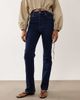ASOS Tall ASOS DESIGN Tall slim straight leg jeans in dark wash blue-Navy - 3