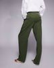 ASOS Tall ASOS DESIGN Tall soft tapered pants in khaki-Green - 2