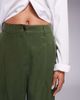 ASOS Tall ASOS DESIGN Tall soft tapered pants in khaki-Green - 4