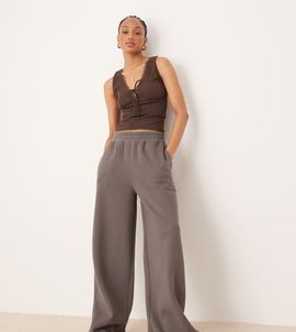 ASOS Tall ASOS DESIGN Tall straight leg sweatpants in gray