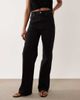 ASOS Tall ASOS DESIGN Tall straight wide leg jeans in black - 3
