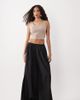 ASOS Tall ASOS DESIGN Tall super wide leg pants in black - 1