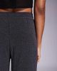 ASOS Tall ASOS DESIGN Tall textured wide leg pants in black - 4