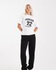 ASOS Tall ASOS DESIGN Tall ultimate cuffed brushback sweatpants in black - 1