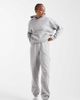 ASOS Tall ASOS DESIGN Tall ultimate cuffed brushback sweatpants in heather gray - 1