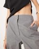 ASOS Tall ASOS DESIGN Tall utility pants with pocket detail in brushed flannel in gray heather - 3