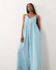 ASOS Tall ASOS DESIGN Tall wide leg jumpsuit with pintuck detail in pale blue - 1