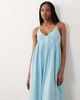 ASOS Tall ASOS DESIGN Tall wide leg jumpsuit with pintuck detail in pale blue - 4