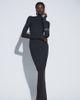 ASOS Tall TTYA LAB long sleeved maxi jersey dress in black - 1