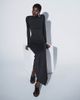 ASOS Tall TTYA LAB long sleeved maxi jersey dress in black - 4