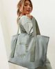 ASOS Weekend Collective ASOS Weekend Collective canvas tote bag in sage-Green - 4