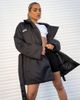 ASOS Weekend Collective ASOS Weekend Collective clean belted padded coat with logo in black-Gray - 2