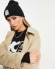 ASOS Weekend Collective ASOS Weekend Collective rib beanie with label-Black - 1