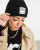 ASOS Weekend Collective ASOS Weekend Collective rib beanie with label-Black - 4