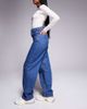 ASOS Weekend Collective Weekend Collective baggy barrel fit jeans in mid blue wash - 3