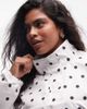 ASOS Weekend Collective Weekend Collective Curve nylon track jacket in white polka dot print - part of a set-Multi - 4