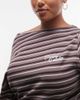 ASOS Weekend Collective Weekend Collective Curve off shoulder corset waist tee in striped print - part of a set-Multi - 4