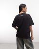 ASOS Weekend Collective Weekend Collective Ibiza slogan oversized T-shirt in black - 4