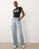 ASOS Weekend Collective Weekend Collective Icon baby tee with WCA graphic in black - 2