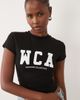 ASOS Weekend Collective Weekend Collective Icon baby tee with WCA graphic in black - 3