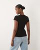 ASOS Weekend Collective Weekend Collective Icon baby tee with WCA graphic in black - 4