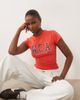 ASOS Weekend Collective Weekend Collective Icon baby tee with WCA graphic in bright red - 3