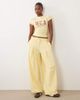 ASOS Weekend Collective Weekend Collective Icon baby tee with WCA graphic in buttermilk-Yellow - 2