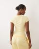 ASOS Weekend Collective Weekend Collective Icon baby tee with WCA graphic in buttermilk-Yellow - 3