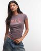 ASOS Weekend Collective Weekend Collective Icon baby tee with WCA graphic in gray - 3