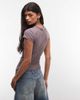 ASOS Weekend Collective Weekend Collective Icon baby tee with WCA graphic in gray - 4
