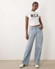 ASOS Weekend Collective Weekend Collective Icon baby tee with WCA graphic in white - 3