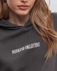 ASOS Weekend Collective Weekend Collective Icon stacked back print hoodie in washed charcoal-Gray - 4