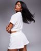 ASOS Weekend Collective Weekend Collective knit shorts in cream - part of a set-White - 4