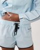 ASOS Weekend Collective Weekend Collective micro nylon shorts with tie waist detail in baby blue - part of a set - 3