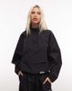 ASOS Weekend Collective Weekend Collective nylon funnel neck windbreaker in black - part of a set - 1