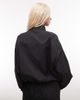 ASOS Weekend Collective Weekend Collective nylon funnel neck windbreaker in black - part of a set - 4