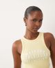 ASOS Weekend Collective Weekend Collective racer tank top with graphic in buttermilk - part of a set-Yellow - 2