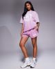 ASOS Weekend Collective Weekend Collective shorts in ombre heart print in lilac - part of a set-Purple - 1