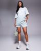 ASOS Weekend Collective Weekend Collective shorts in ombre heart print in sage green - part of a set - 1