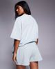 ASOS Weekend Collective Weekend Collective shorts in ombre heart print in sage green - part of a set - 4