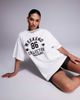 ASOS Weekend Collective Weekend Collective T-shirt with embroidered chocolate heart print in cream - part of a set-White - 4