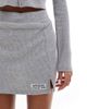 ASOS Weekend Collective Weekend Collective waffle skort in washed gray - 3