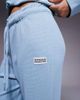 ASOS Weekend Collective Weekend Collective wide leg waffle knit sweatpants in dusky blue - part of a set - 2