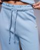 ASOS Weekend Collective Weekend Collective wide leg waffle knit sweatpants in dusky blue - part of a set - 4