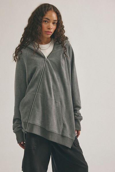 Asparagus Asparagus Curved Asymmetrical Zip-Up