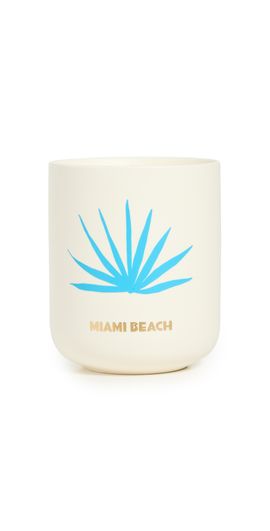 Assouline Assouline Miami Travel From Home Scented Candle Yellow One