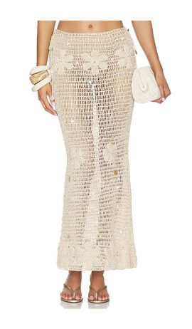 ASTA RESORT ASTA RESORT Charlotte Hand Crochet Skirt