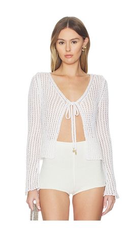 ASTA RESORT ASTA RESORT Fernanda Crochet Cardigan