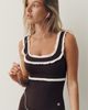 Astoria Activewear Ruffled Tank Top - 1